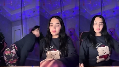 Melek Azad çıplak twerk yaparken kocaman götünü kameraya dayıyor